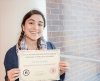 AATSP Indiana Chapter recognizes IU senior Jaclyn Flores among 8 others during IFTLA conference